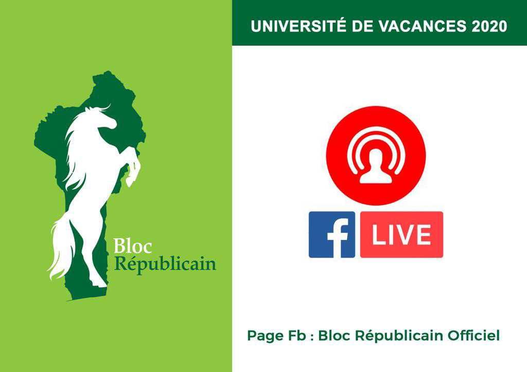 UNIVERSITE DE VACANCES 2020 du BLOC REPUBLICAIN