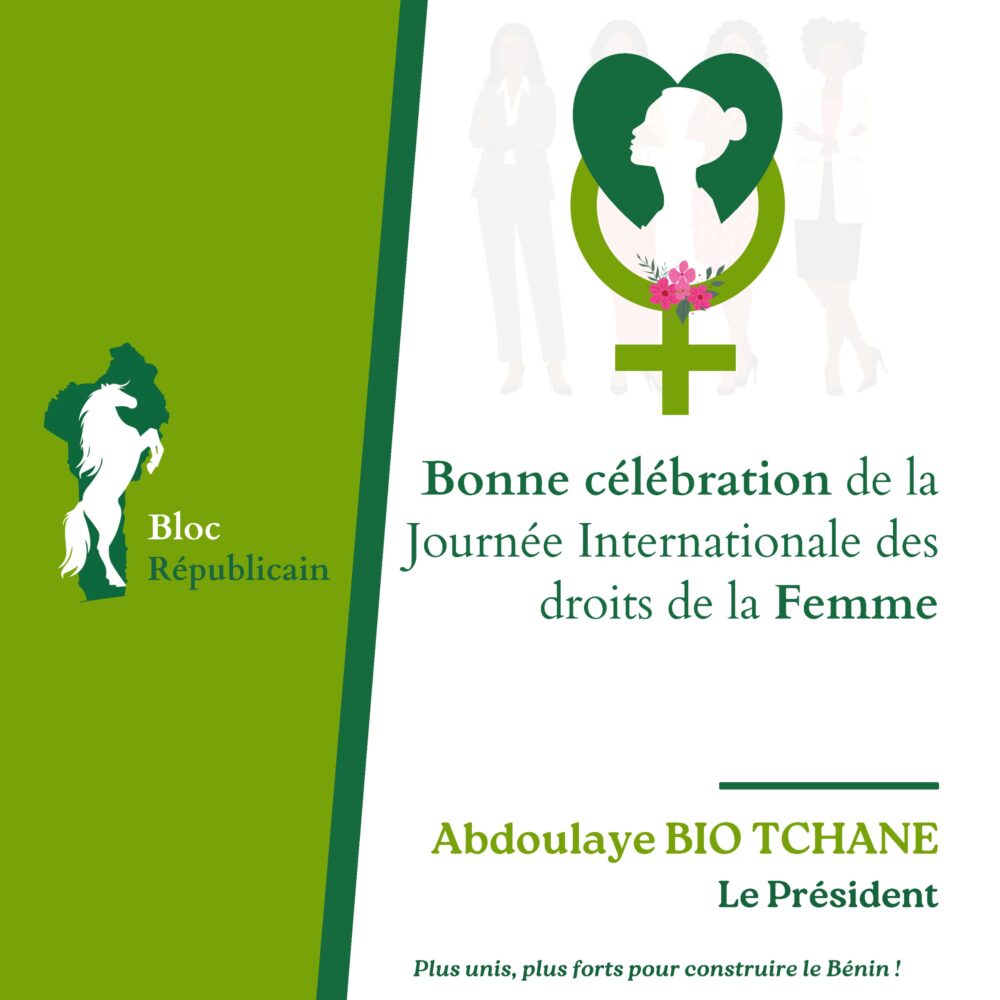JIF 2025: Message du Président Abdoulaye BIO TCHANE aux femmes
